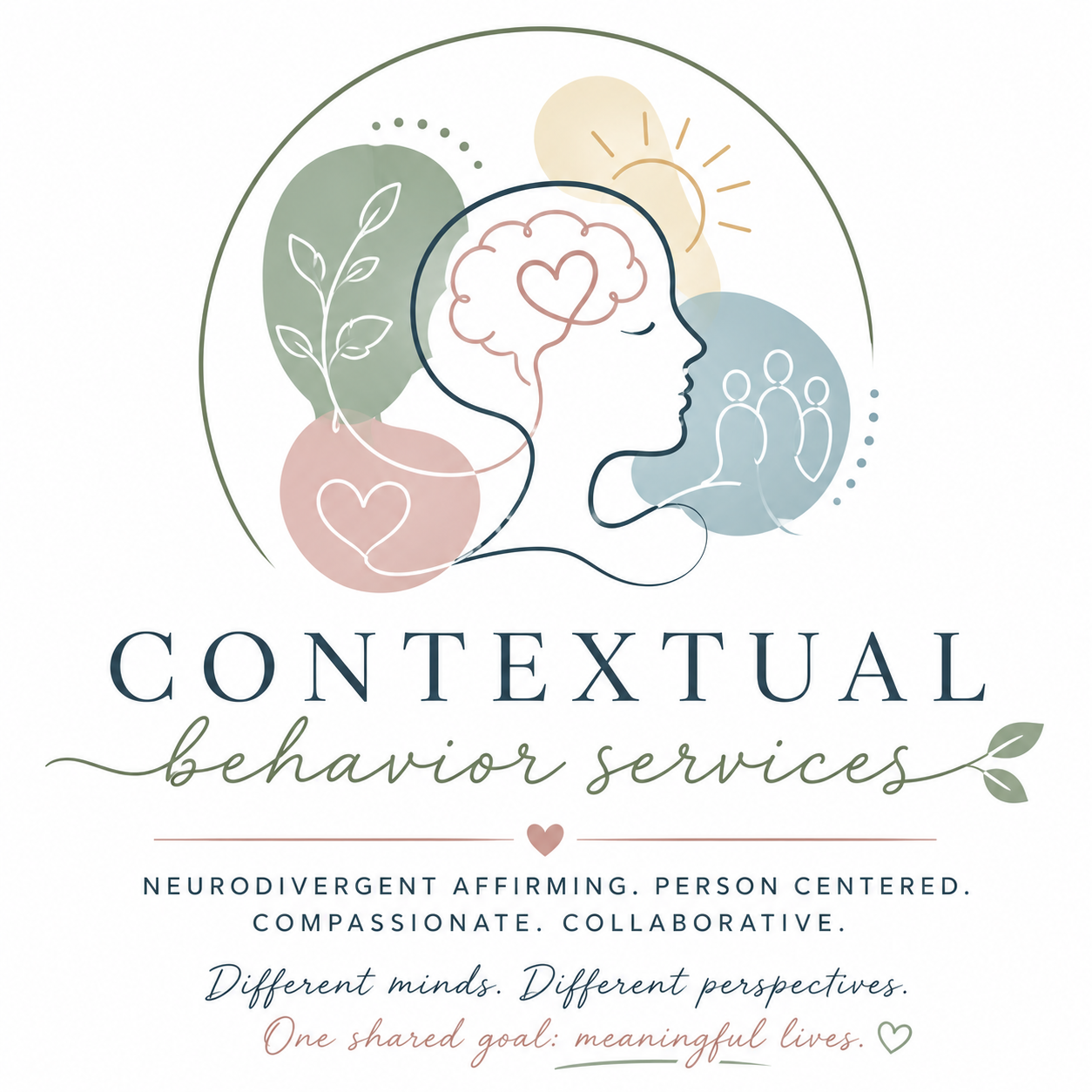 Contextual Behavior Services - neurodivergent affirming, person centered, compassionate, and collaborative